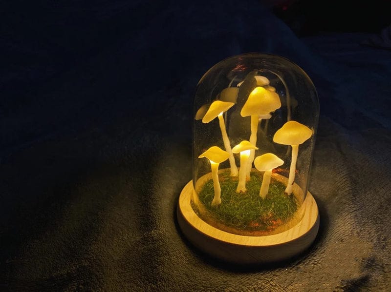 Betoverende DIY paddestoellamp voor thuisdecoratie