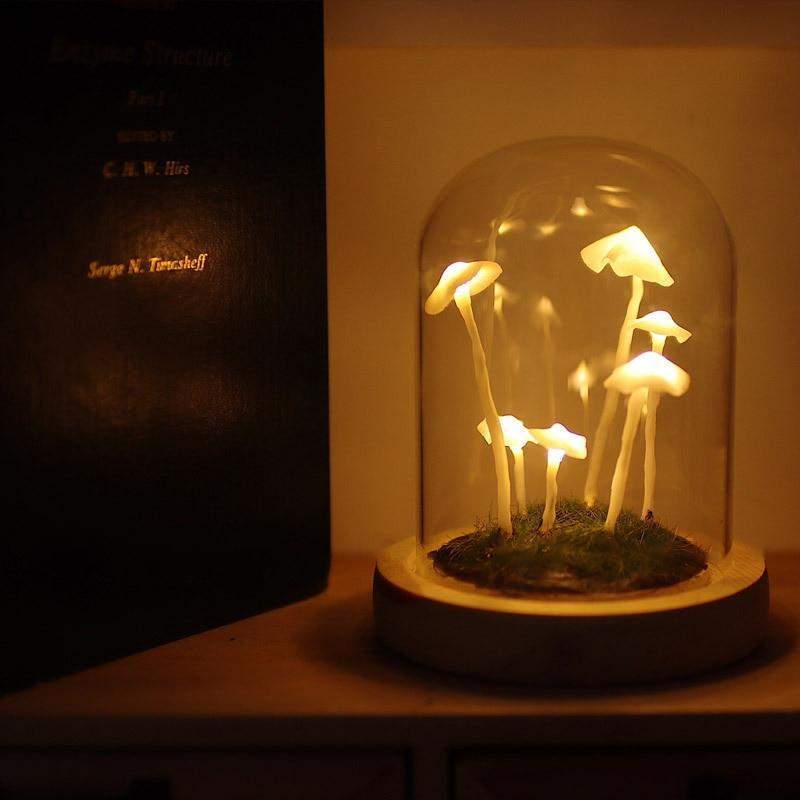Betoverende DIY paddestoellamp voor thuisdecoratie
