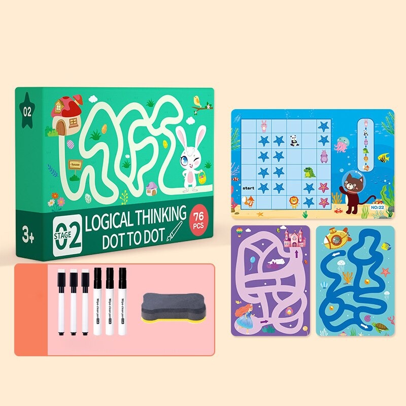 LeerSlim Bord - Schrijf- en leerplank - De perfecte introductie tot schrijven en tekenen | 50% KORTING