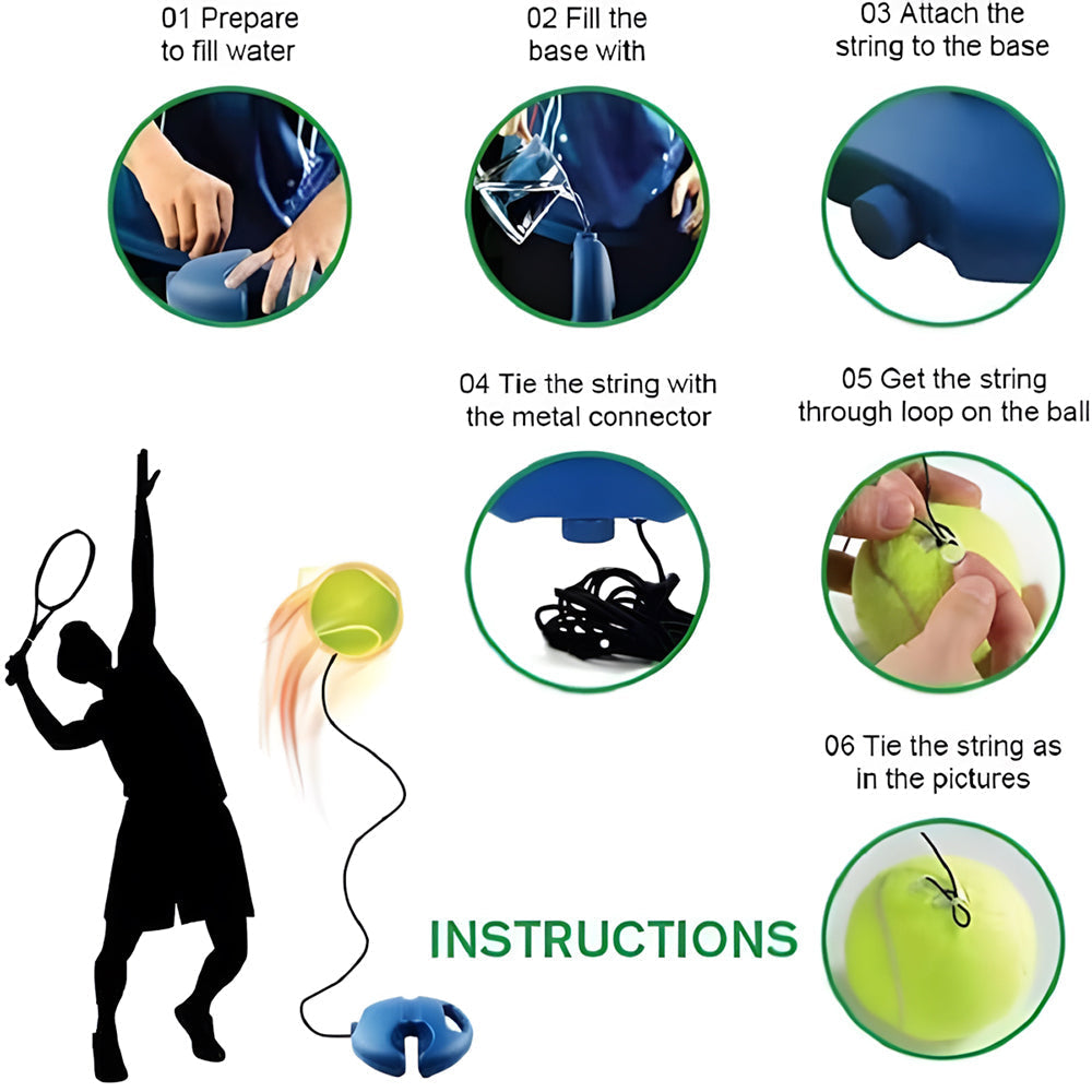 Tennis trainingsapparaat