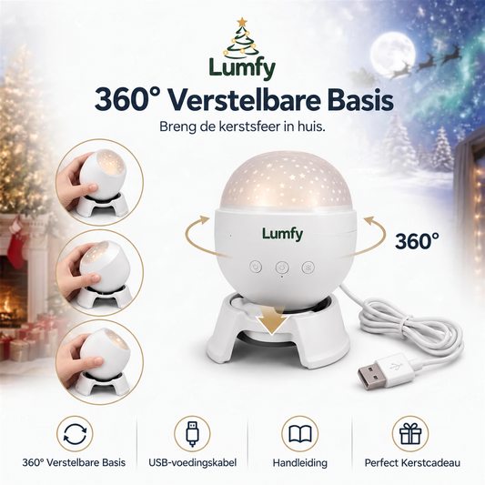 Lumfy™ StarGlow – Magische Kerstprojector ✨