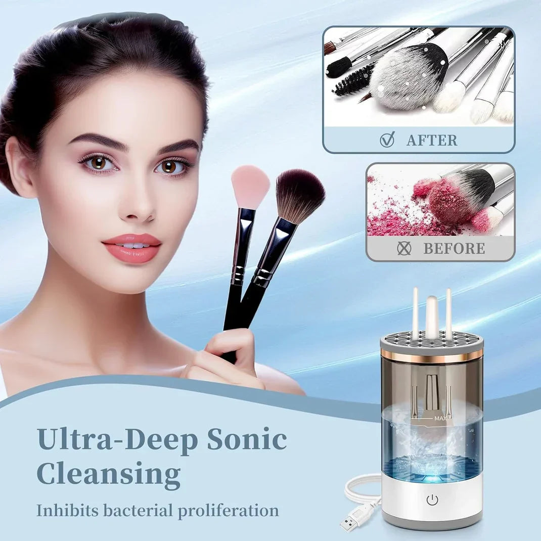 GlamClean – 3-in-1 Kwastenreiniger | 50% KORTING
