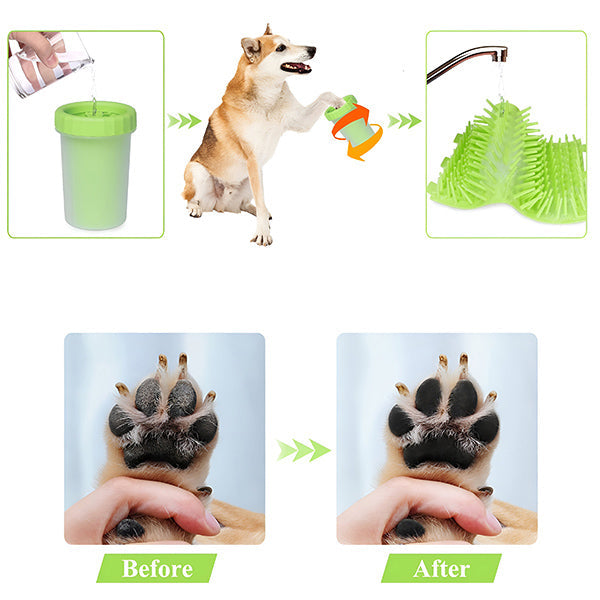 CleanPaws – Reinigingsbeker voor hondenpoten | 1+1 GRATIS