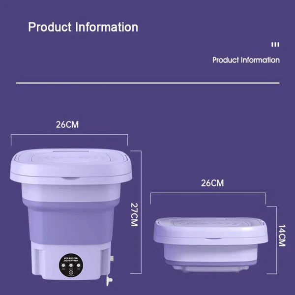 SmartWash - Draagbare mini wasmachine | 35 EURO KORTING