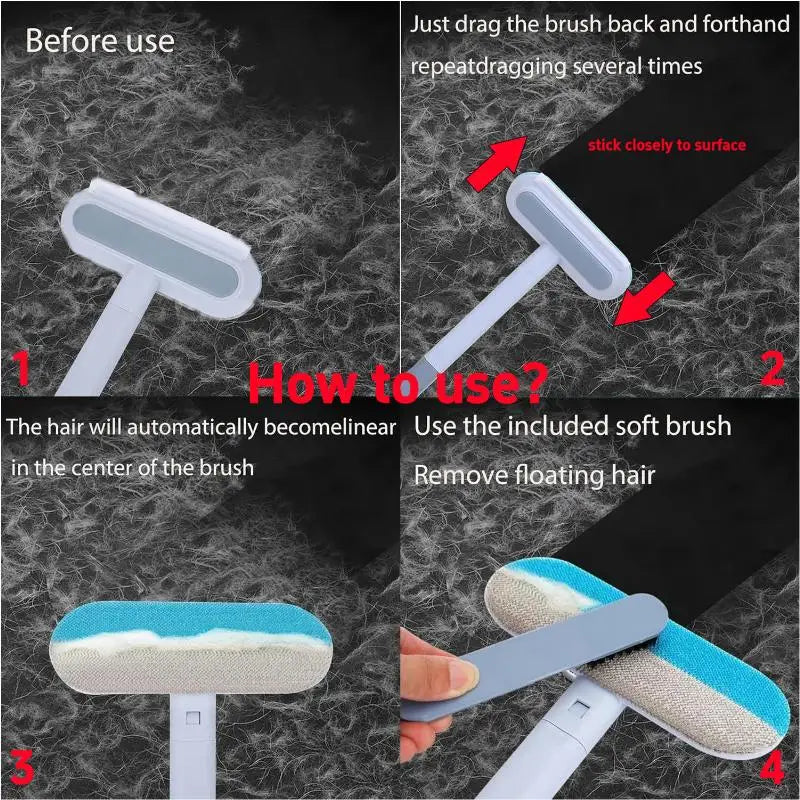 FurSweep™ – Herbruikbare, zelfreinigende dierenhaarverwijderaar | 1+2 GRATIS