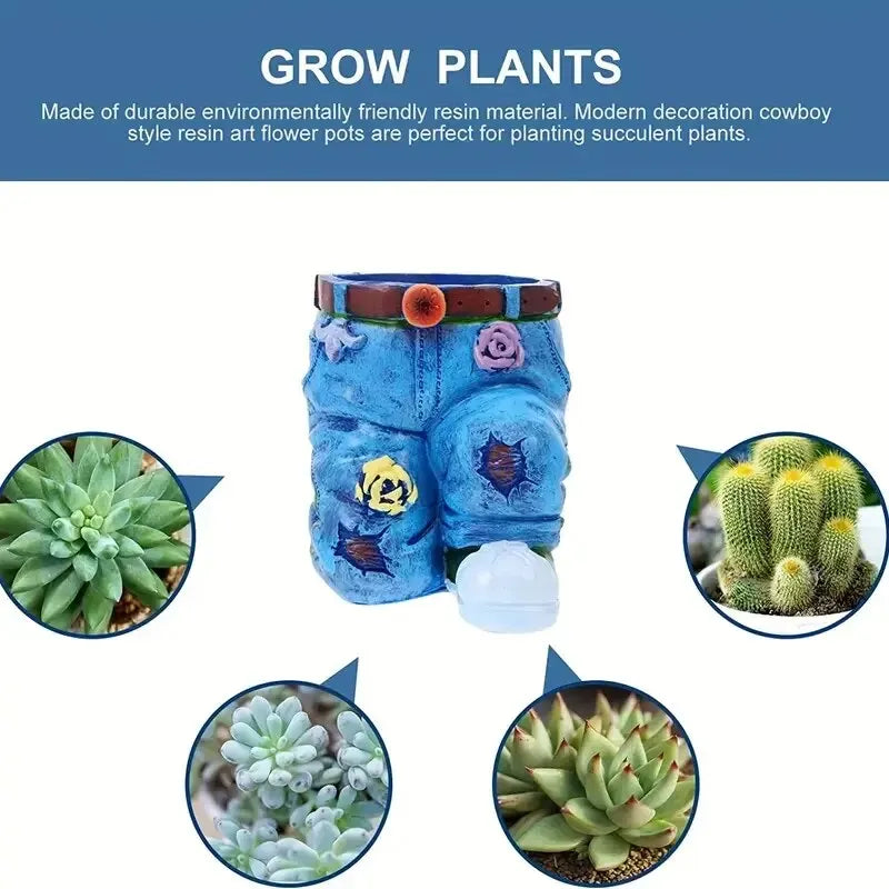 DenimBloom™ – Bloempot in jeansvorm | 50% korting