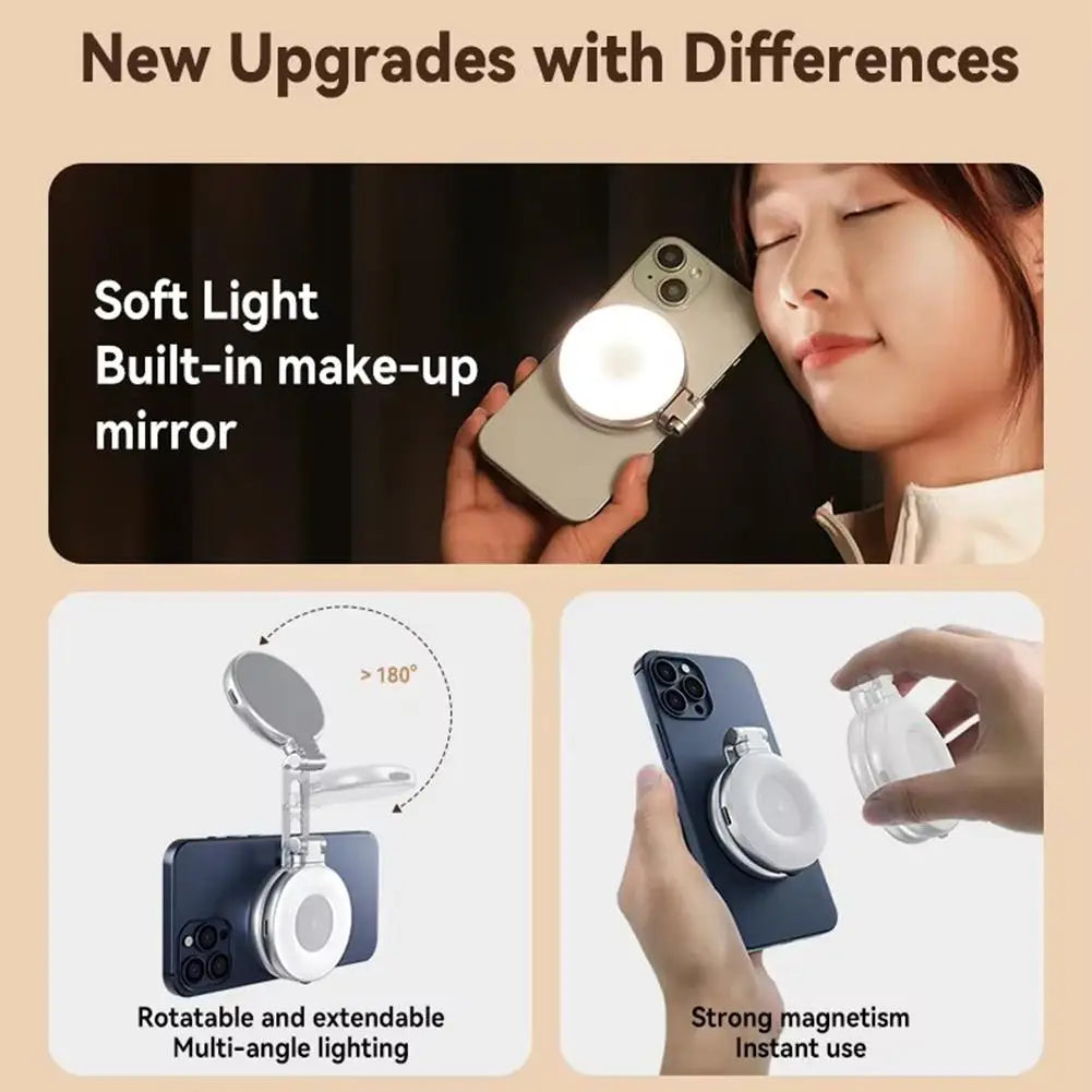 LumiSnap – Magnetisch selfielampje | 50% KORTING
