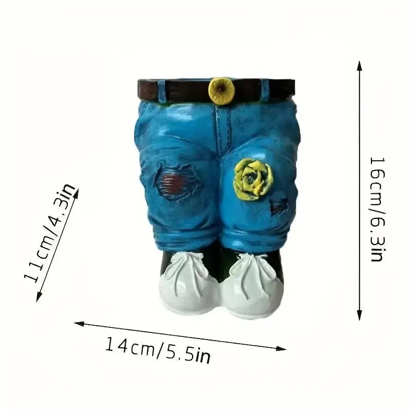 DenimBloom™ – Bloempot in jeansvorm | 50% korting