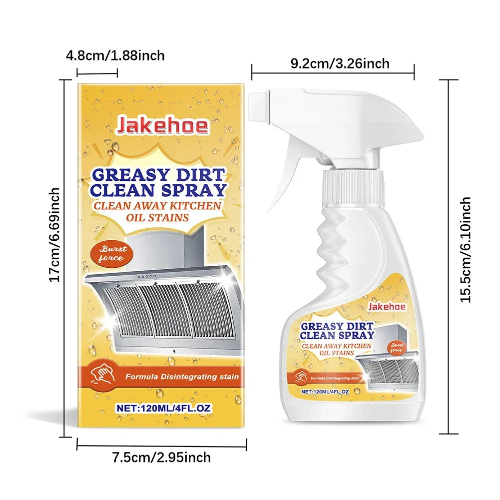 GreaseOff Pro™ – Krachtige keukenolie- en vetverwijderaar spray 120 ml | 1+1 GRATIS