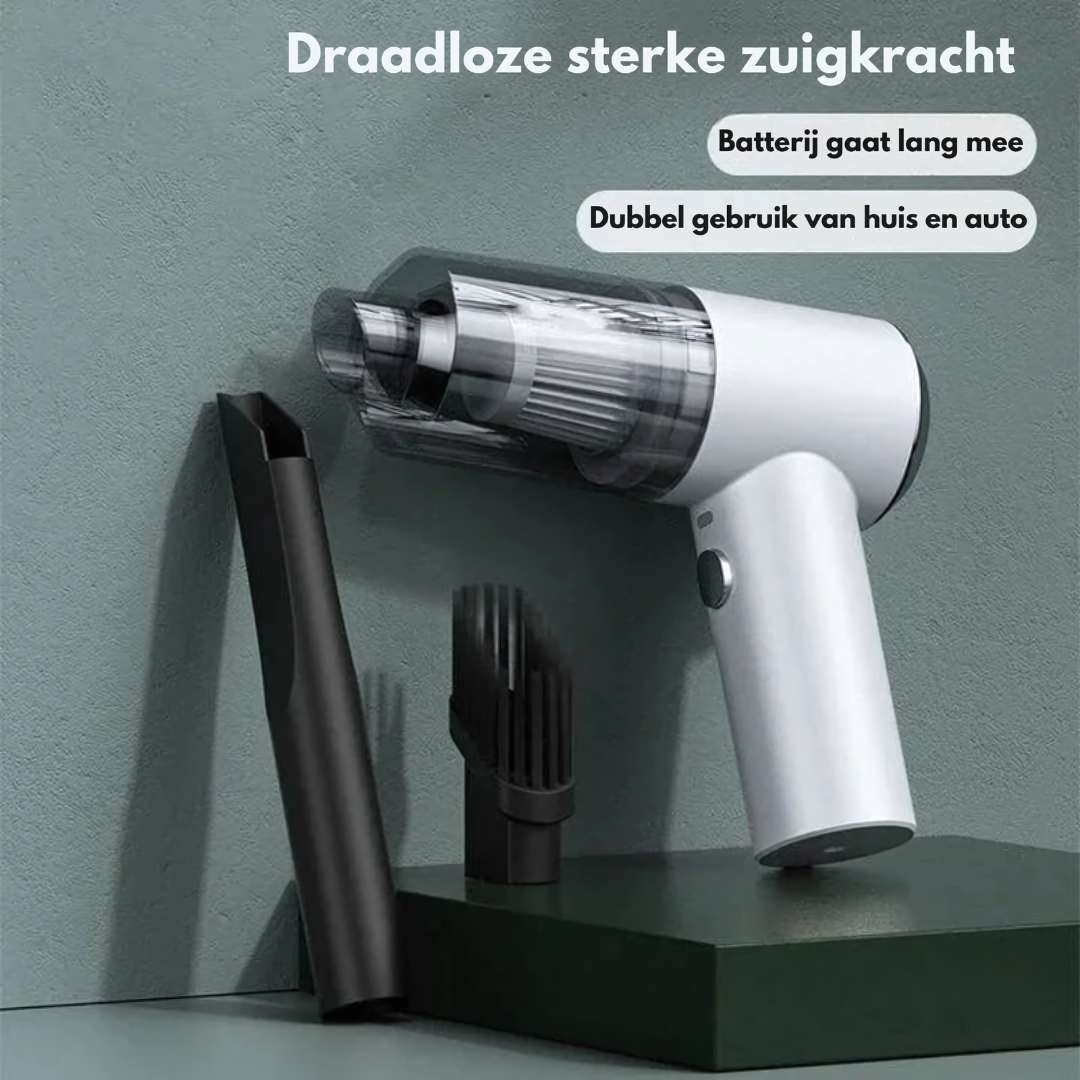 Stoby - Krachtige afzuiging voor stof en vuil | 50% KORTING + gratis opzetstukken
