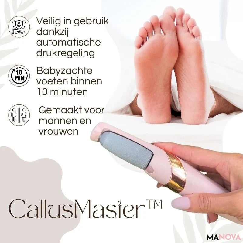 CallusMaster – Elektrische Eeltverwijderaar Voeten | 50% KORTING