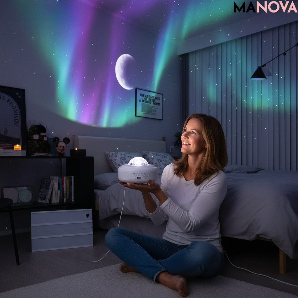 AuroraBeam – Magische Noorderlicht-Projector | 50% KORTING