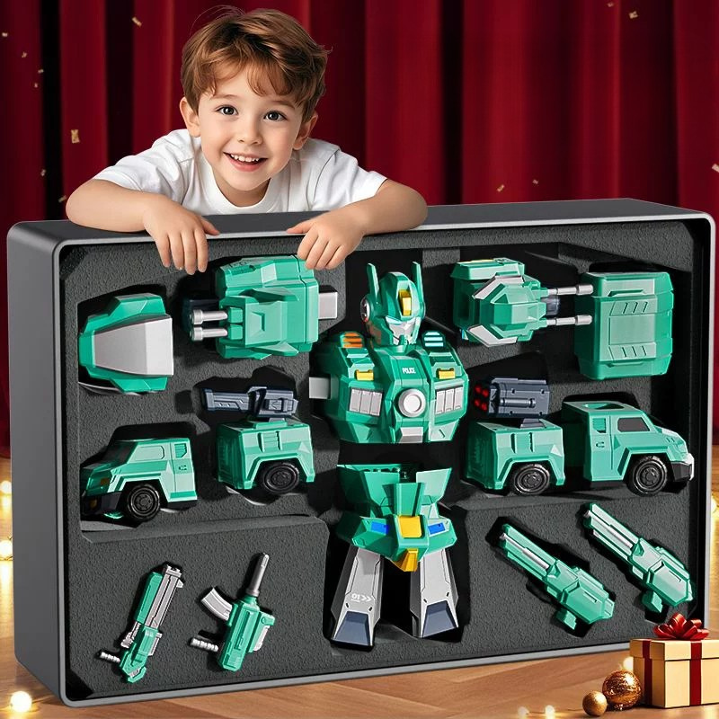 MagnaBot – 9-in-1 auto- en robotspeelset | 50% KORTING