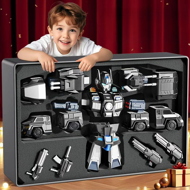 MagnaBot – 9-in-1 auto- en robotspeelset | 50% KORTING