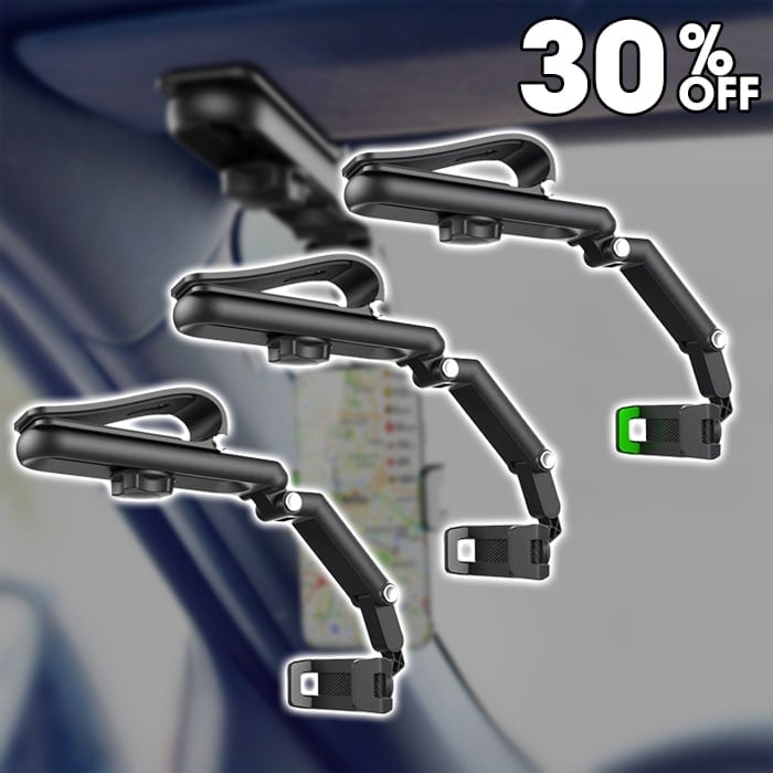 FlexMount™ 360° draaibare en uitschuifbare autotelefoonhouder