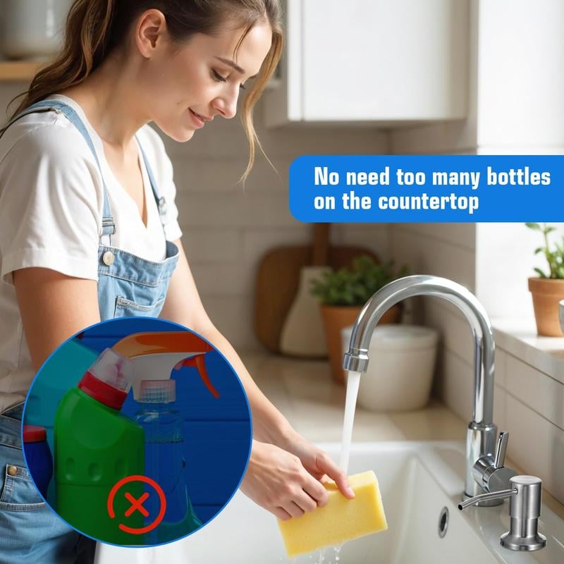 SoapEase — Elegante Keukenzeepdispenser | 50% KORTING