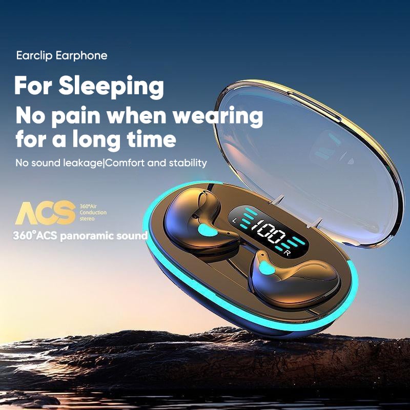 ClearVibe™ – Draadloze Beengeleidings-Oordopjes met Slim Display! | 50% KORTING