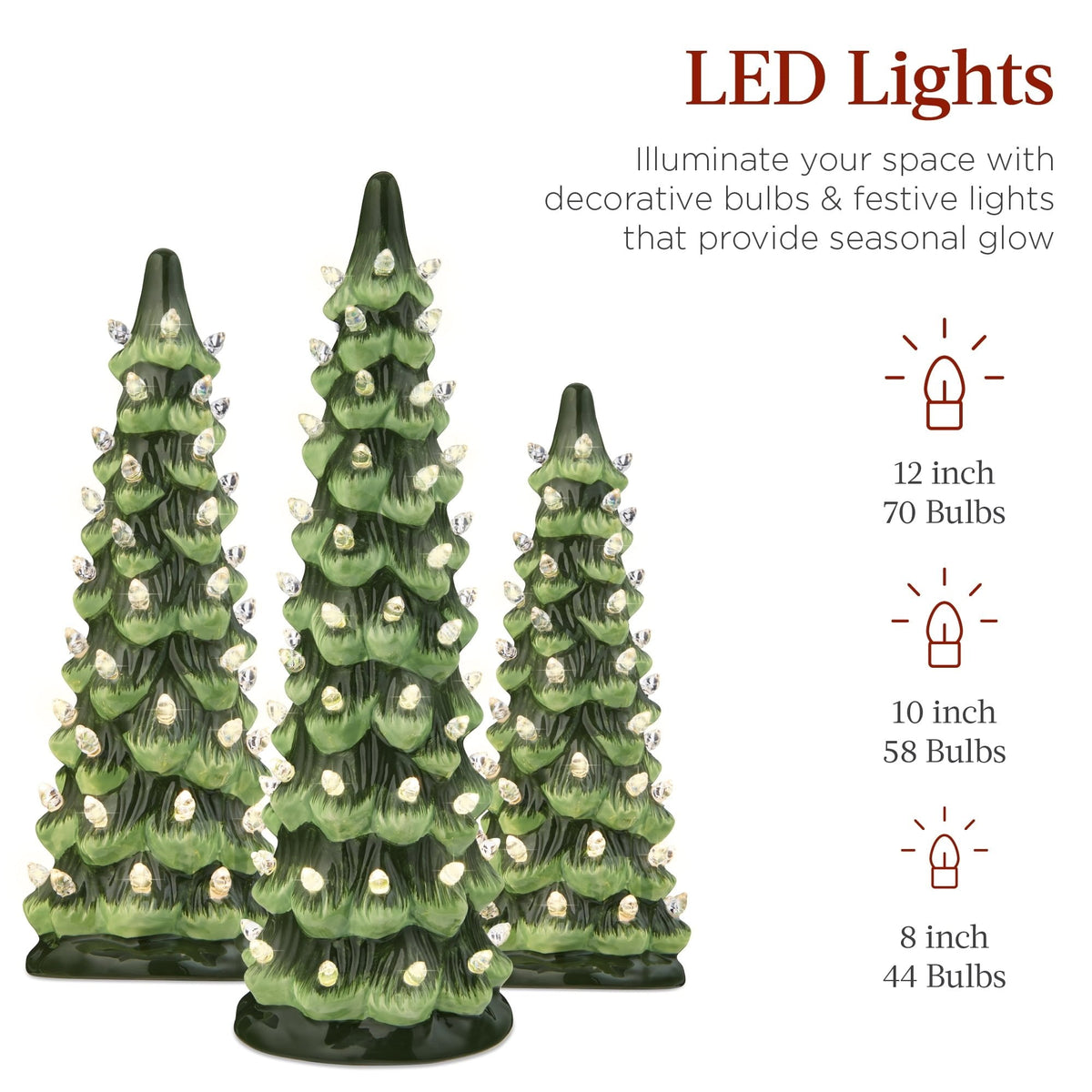 CeramiGlow – Handbeschilderde keramische kerstboom