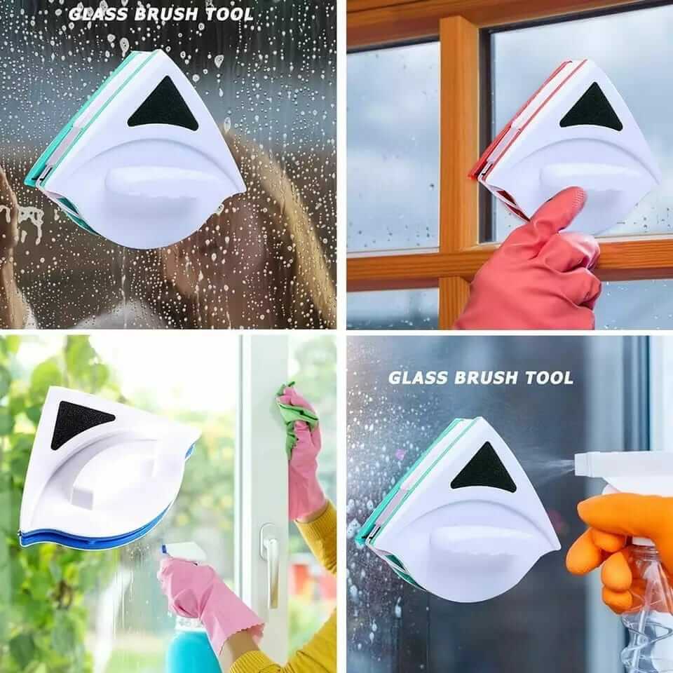 GlassMate™ – Magnetische Ruitenreiniger voor Binnen & Buiten Tegelijk | Veilig & Streeploos Schoon | 50% KORTING