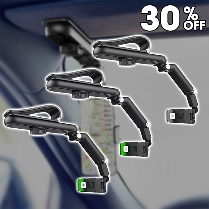 FlexMount™ 360° draaibare en uitschuifbare autotelefoonhouder
