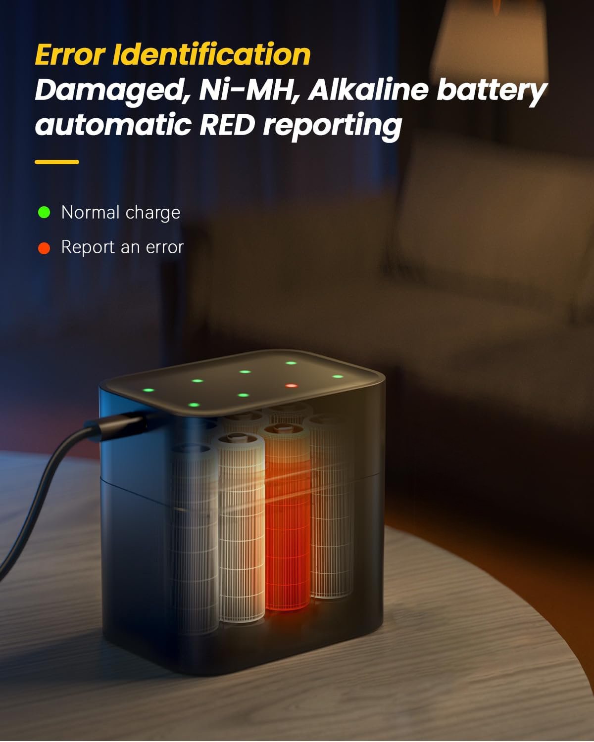 VoltMate – Lithium-ion accu met geïntegreerde lader | zonder accu's