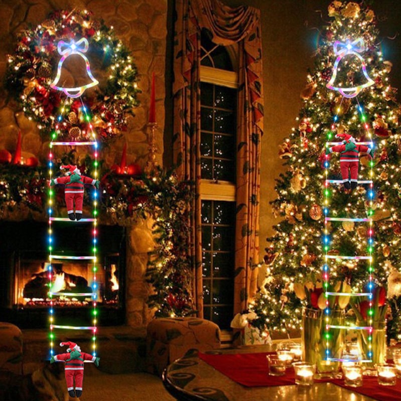 Xmasglow – Kerstladderverlichting met de Kerstman