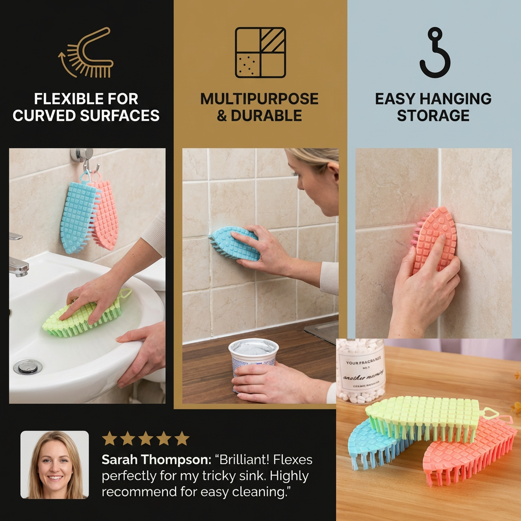 BrillixPro 5 stuks — Flexibele Reinigingsborstel | 50% KORTING
