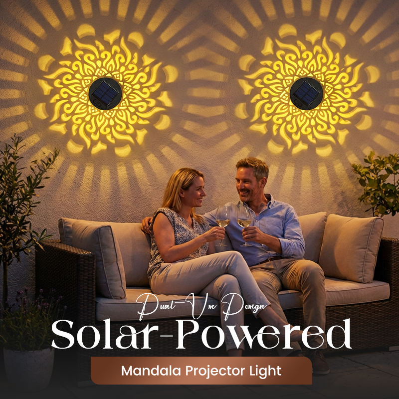 MandalaGlow — Solar Tuinlamp | 1+1 GRATIS