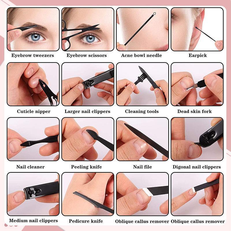 Clarity – 16-delige nagelverzorgingsset in 10 kleuren | 50% KORTING