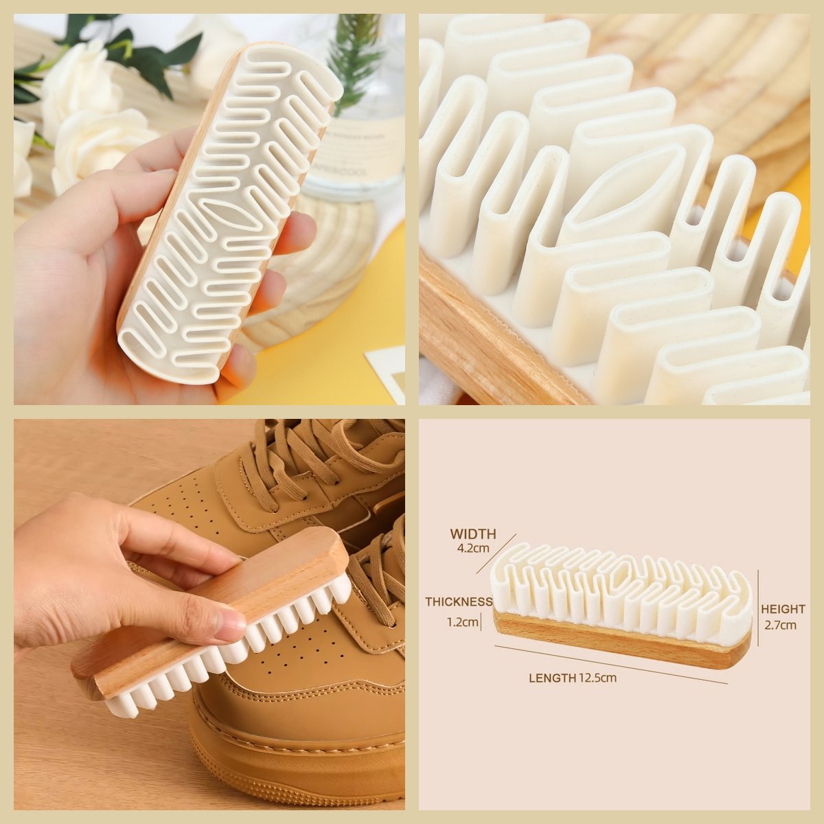 ShoeGuard – Rubberen schoenborstel voor zachte reiniging | 1+2 GRATIS