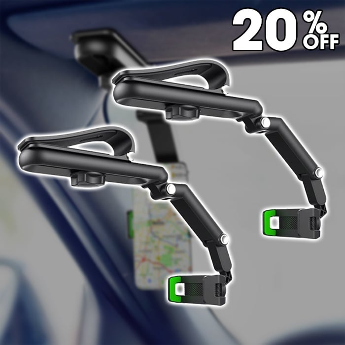 FlexMount™ 360° draaibare en uitschuifbare autotelefoonhouder