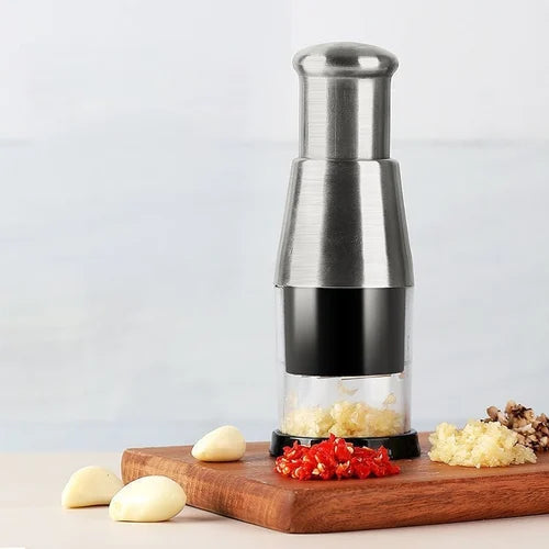 ChefPress™ – Handpers Knoflookhakker | Snel, Hygiënisch & Zonder Gedoe Snijden | 1+1 GRATIS