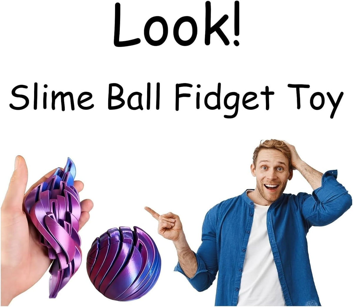 NeuroGlide – HoloSphere Fidgetbal | 50% KORTING