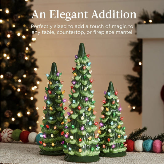 CeramiGlow – Handbeschilderde keramische kerstboom