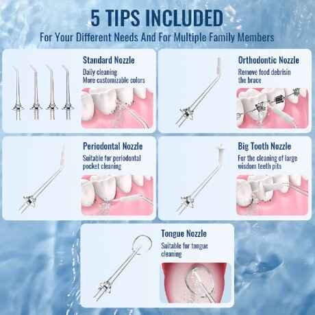 AquaFloss Pro - Oplaadbare waterflosser | 50% KORTING