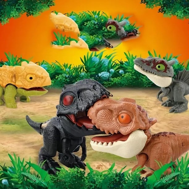 Vingervlug dinosaurusskelet