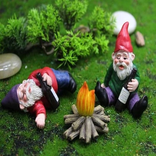 TipsyGnomes™ – De grappige, dronken tuinkabouters | 1+1 GRATIS