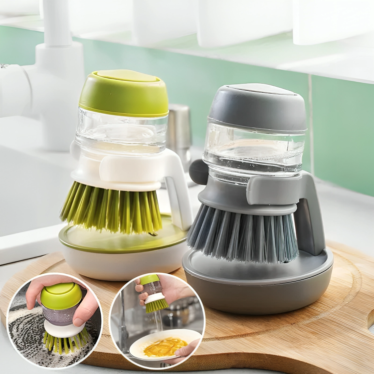 Lumfy FoamPro™ – Afwasborstel met Zeepdispenser
