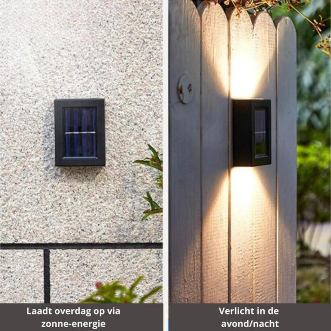 SolarGlow™ – Stijlvolle Buitenverlichting op Zonne-energie | 1+1 GRATIS