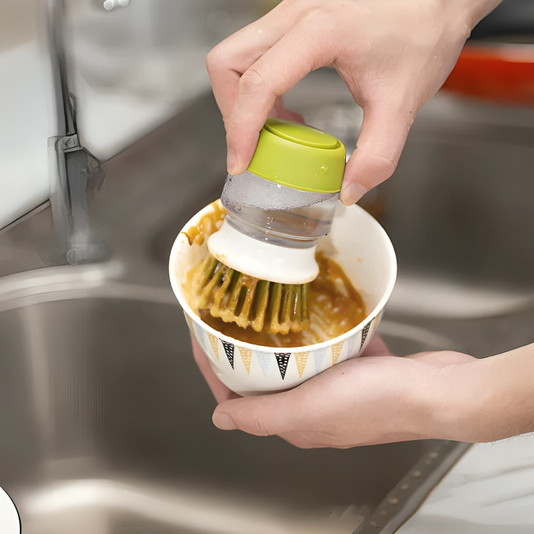 Lumfy FoamPro™ – Afwasborstel met Zeepdispenser