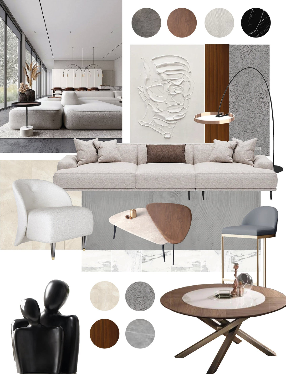 FusionHug - Abstract keramisch beeld - Tijdloze elegantie en liefde | 50% KORTING