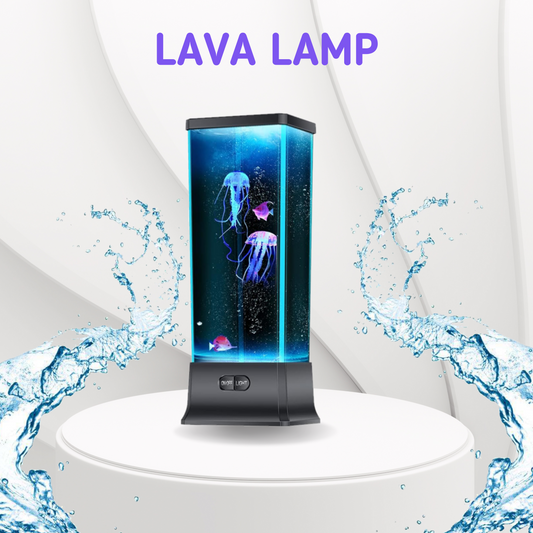 Elektrische kwallen tank lava nacht licht lamp - 6 kleuren