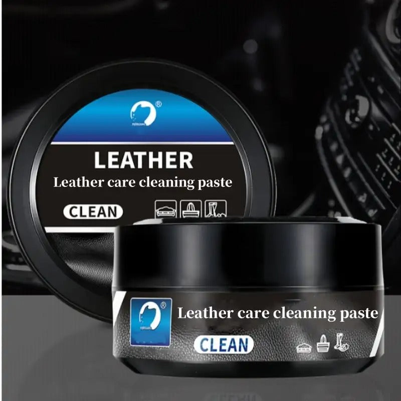 LustraLeather™ – Lederreinigingscrème | Herstelt Glans & Reinigt in Slechts Één Veeg | 1+1 GRATIS