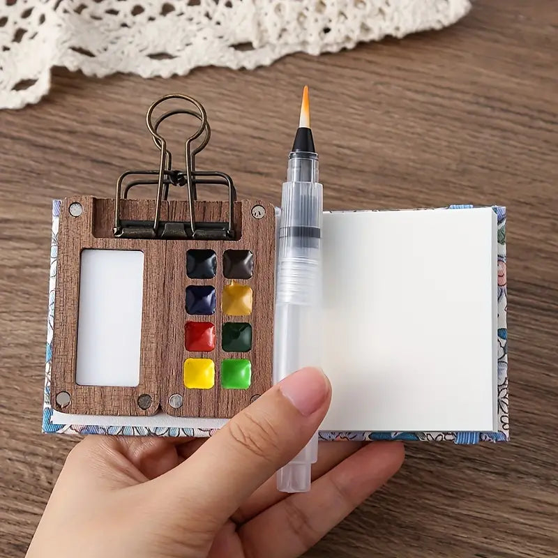 Waterverfkleurbox - compact en onmiddellijk klaar voor creatief