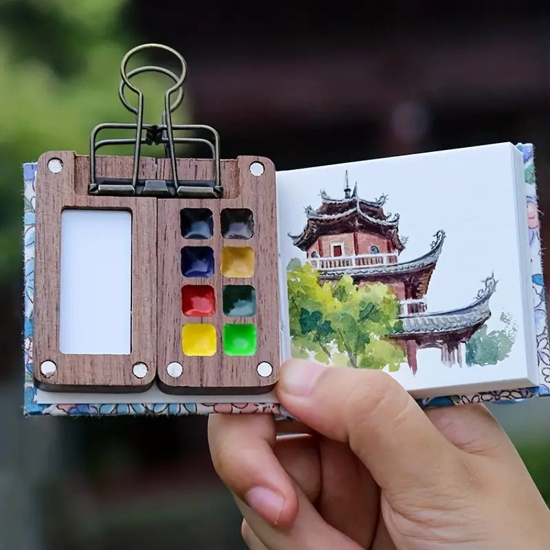 Waterverfkleurbox - compact en onmiddellijk klaar voor creatief