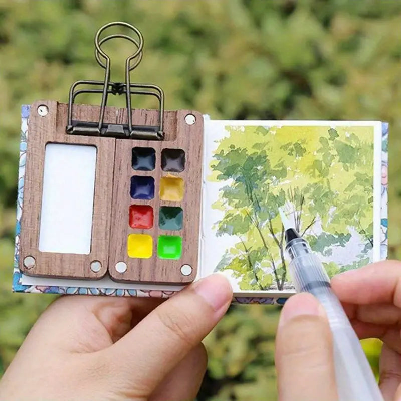 Waterverfkleurbox - compact en onmiddellijk klaar voor creatief