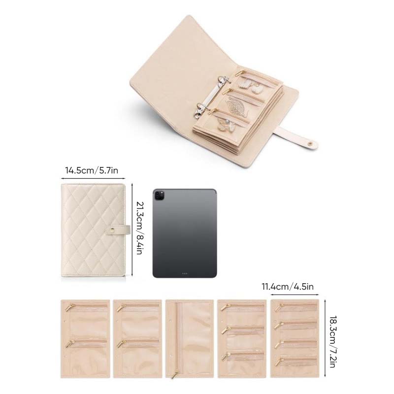 VelvetVault™ – Luxe Juwelen Opbergboek | Elegant, Veilig & Overal mee naartoe | 50% KORTING