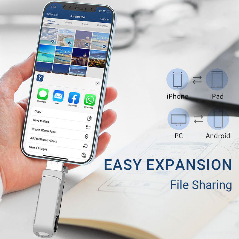 DataFlex  – 4-in-1 Flash-geheugenstick | 50% KORTING