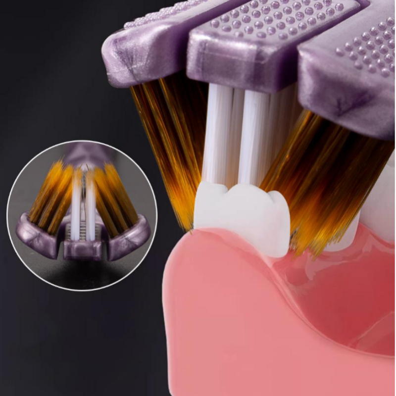 TriBrush™ – Driekoppige tandenborstel voor 360° reiniging