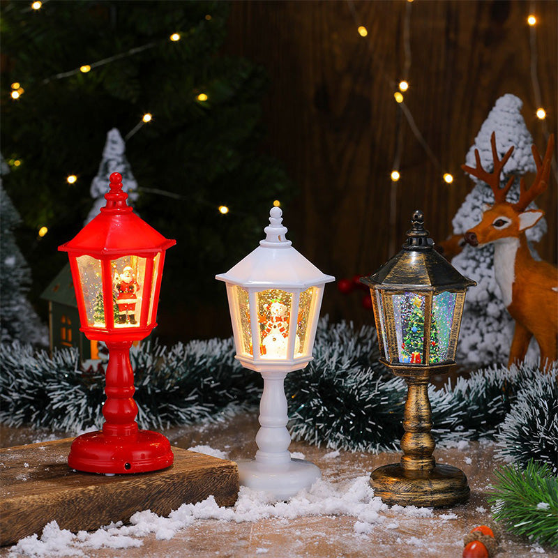 NordicGlow – Kerstverlichting Sneeuwnachtlampje met muziek